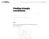 G-GPE, G-SRT Finding triangle coordinates