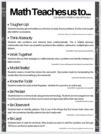 Classroom Poster: Standards for Mathematical Practice