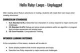 Hello Ruby: Loops - Unplugged