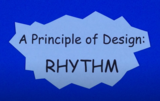 A Principle of Design: Rhythm Lesson Plan