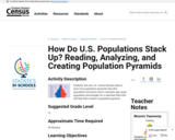 How Do U.S. Populations Stack Up? Reading, Analyzing, and Creating Population Pyramids