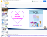 2023-02-16 PCBL Review Committee Meeting Slide Deck