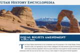 Utah History Encyclopedia. Equal Rights Amendment.