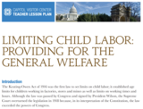 Limiting Child Labor: Providing for the General Welfare