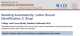 Building Automaticity: Letter Sound Identification 2: Snap