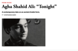Agha Shahid Ali: “Tonight”