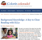 Background Knowledge: A Key to Close Reading with ELLs