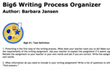 Big6 Writing Process Organizer