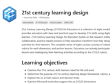 21st century learning design