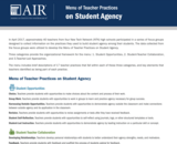 Menu of Teacher Practices on Student Agency