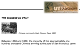 Utah History Encyclopedia. Chinese in Utah.