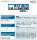 Prior Ability and Achievement EBP