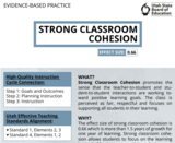 Strong Classroom Cohesion EBP