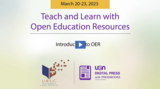 Teach & Learn with OER 2023: Introduction to OER