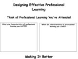 Designing Effective Professional Learning Handout