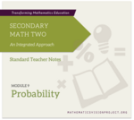 Mathematics Vision Project: Secondary Math II Teacher Module 9