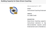 Building Capacity for Data-Driven Coaching