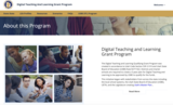 Digital Teaching and Learning Grant Program Dashboard