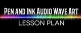 Pen & Ink Audio Wave Art