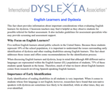 English Learners and Dyslexia