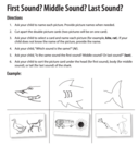 First Sound? Middle Sound? Last Sound?