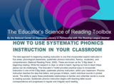 How to Use Systematic Phonics Instruction in Your Classroom