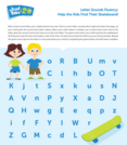 Letter Sounds Fluency: Help the Kids Find Their Skateboard!