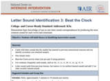 Letter Sound Identification 3: Beat the Clock