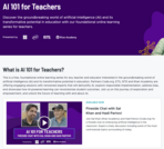 AI 101 for Teachers