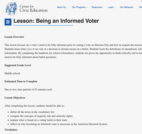 Being an Informed Voter