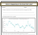 5th Grade: Graphs of Great Salt Lake Worksheet