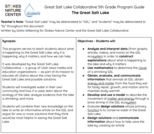 5th Grade Great Salt Lake Collaborative Program Guide