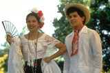 Hispanic Culture in Utah. Dancers in Veracruz Costume.