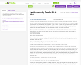 Last Lesson by Daudet  RL9-10.6
