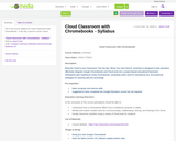 Cloud Classroom with Chromebooks - Syllabus