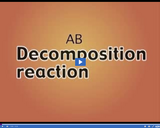 Investigating Chemical Reactions: Decomposition reaction video clip