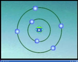 Magnetism: Atom enlarged