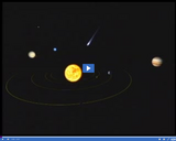 The Amazing Universe: Comet orbiting sun video clip