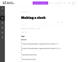 Making a clock