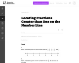 Locating Fractions Greater than One on the Number Line