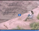 Geography of Utah. Utah Landforms Part 1. Deadhorse Point State Park with tourists.