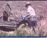 Geography of Utah. Utah Landforms Part 1. Uranium miner using geiger counter.