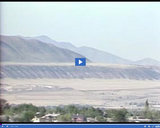 Geography of Utah. Utah Landforms Part 2. Bonneville Terrace with valley floor below.