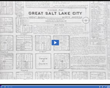 Geography of Utah. Planning and Settlement. Salt Lake Ward Boundary Planning, 1849.
