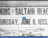 Geography of Utah. The Great Salt Lake. Montage of Saltair Resort, 1893.