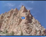 Geography of Utah. Utah's National Parks and Recreation. Fault ridge in Sheep Creek Canyon.