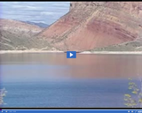 Geography of Utah. Utah's National Parks and Recreation. Flaming Gorge, eastern view.