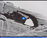 Geography of Utah. Utah's National Parks and Recreation. Skyline Arch before and after 1940.