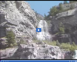 Geography of Utah. Water. Bridal Veil Falls.