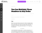 5.MD,OA You Can Multiply Three Numbers in Any Order